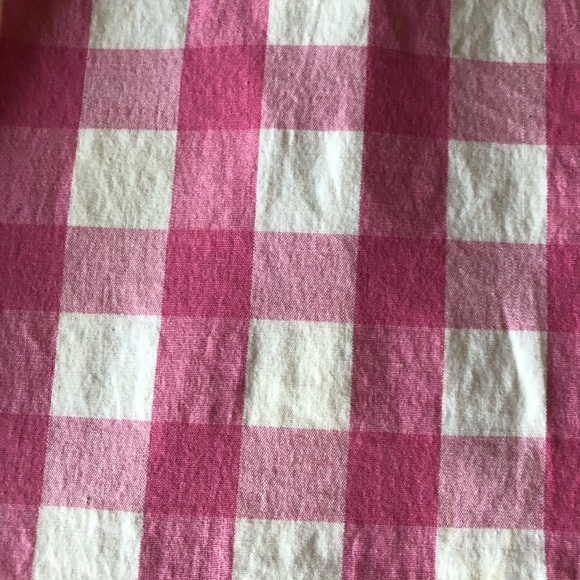 Lilly Pulitzer plaid pink strapless dress - Picture 2 of 9